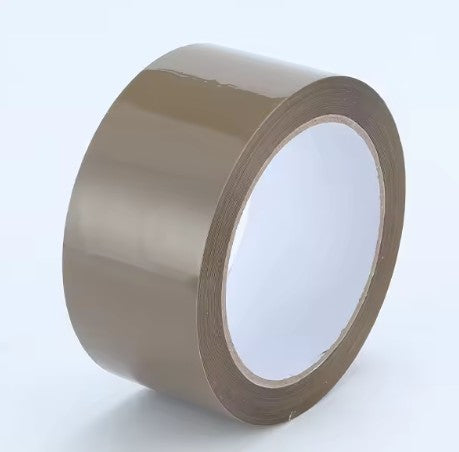 Extra Strength Brown Packaging Tape | 3"×100m, 2 mil | 24 Rolls/Case