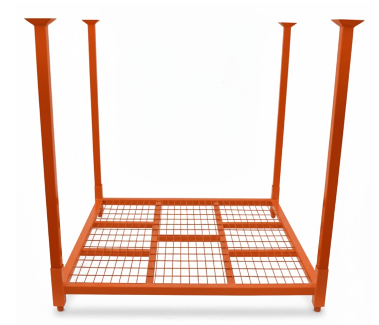 Tire rack with wire mesh Deck