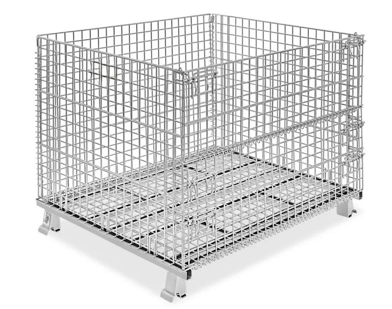 Wire Container Box collapsible-wire-containers-28-usable-height – Harix Industries