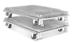 Collapsible Wire Containers with Casters 36" (Usable Height)