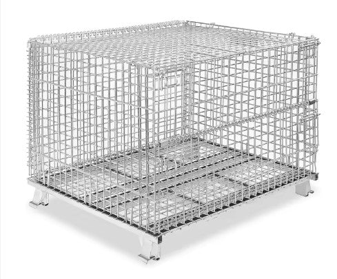Wire Mesh Bins for Efficient Warehouse Storage
